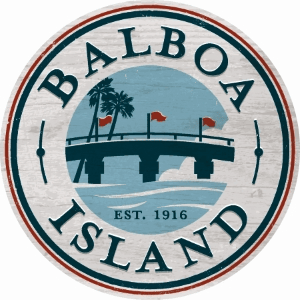 City badge of Balboa Peninsula