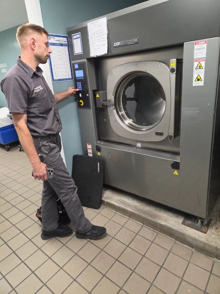 Continental commercial washer control panel service, Newport Beach, CA