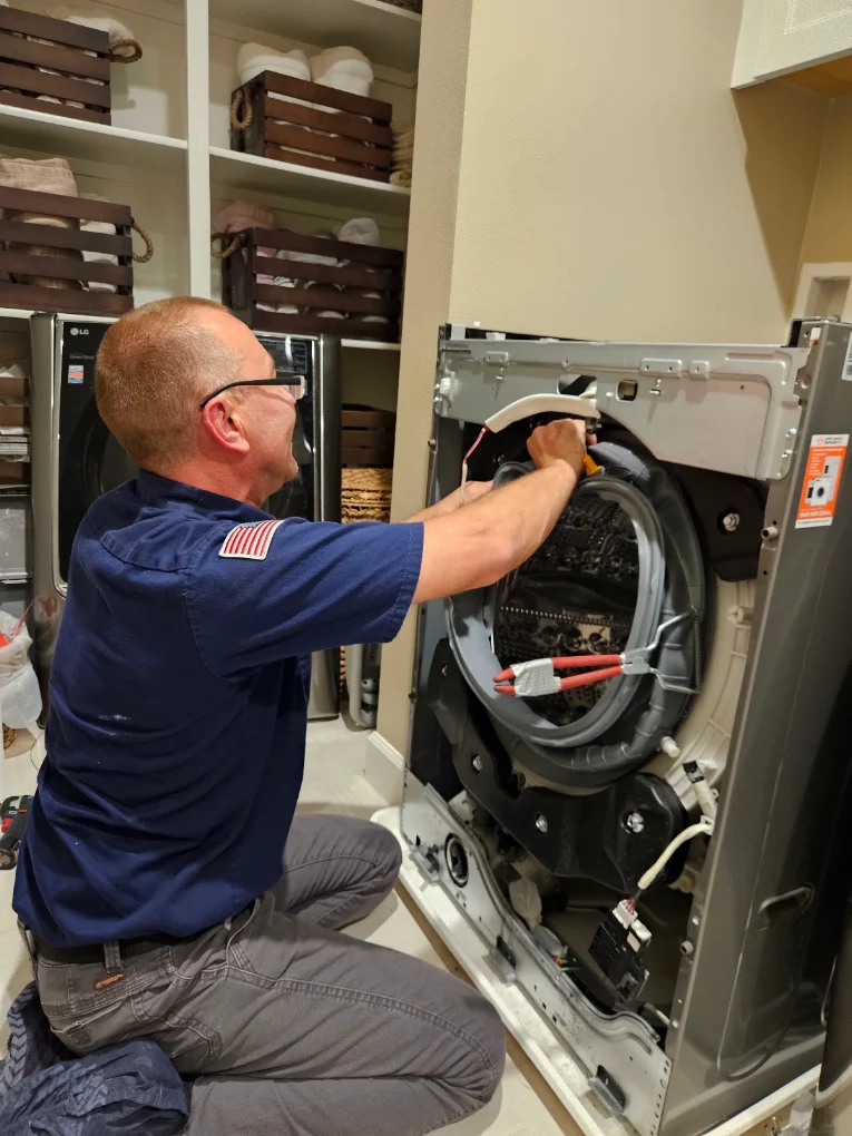 Front-load washer door boot replacement, Lake Forest, CA